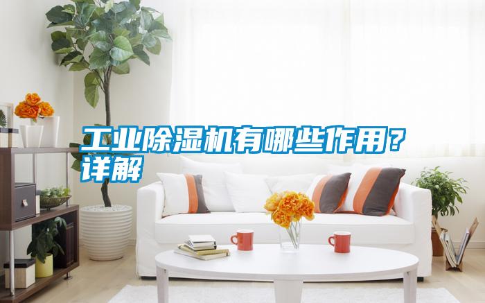 工業除濕機有哪些作用？詳解