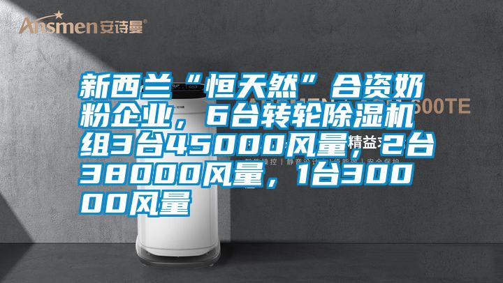 新西蘭“恒天然”合資奶粉企業，6臺轉輪除濕機組3臺45000風量，2臺38000風量，1臺30000風量