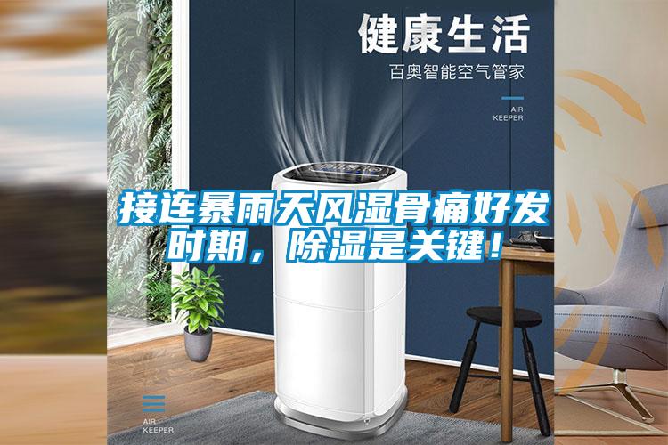 接連暴雨天風濕骨痛好發時期，除濕是關鍵！