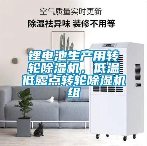 鋰電池生產用轉輪除濕機，低溫低露點轉輪除濕機組