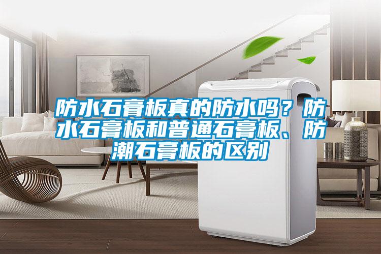 防水石膏板真的防水嗎？防水石膏板和普通石膏板、防潮石膏板的區別