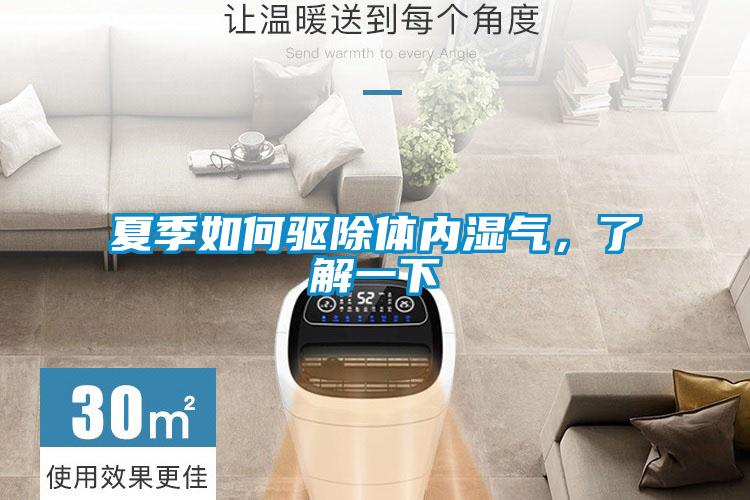 夏季如何驅除體內濕氣，了解一下