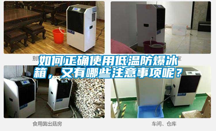 如何正確使用低溫防爆冰箱，又有哪些注意事項呢？