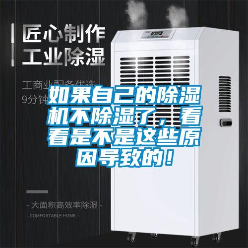 如果自己的除濕機(jī)不除濕了，看看是不是這些原因?qū)е碌模?></div>
								<div   id=