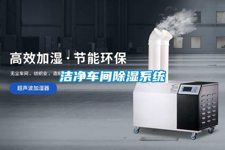 潔凈車間除濕系統