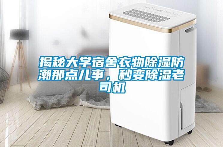 揭秘大學(xué)宿舍衣物除濕防潮那點(diǎn)兒事，秒變除濕老司機(jī)