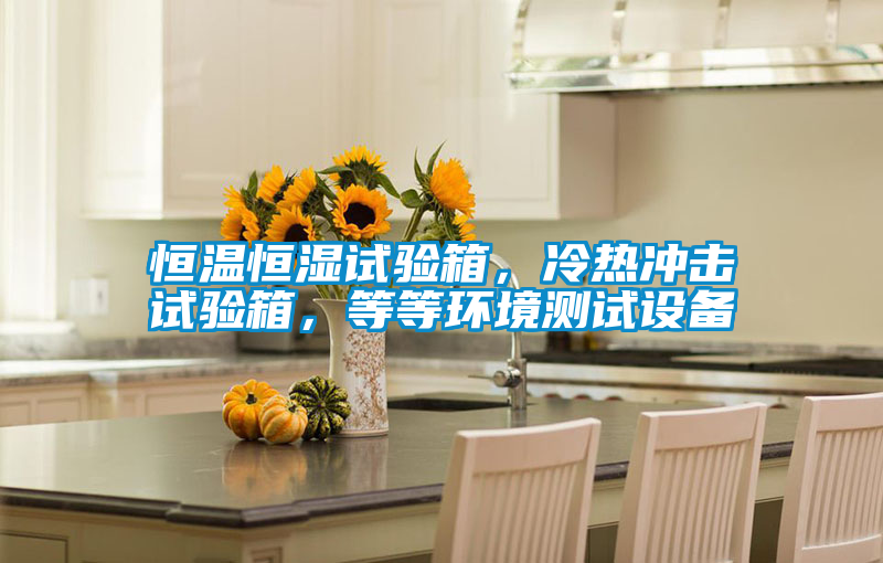 恒溫恒濕試驗箱，冷熱沖擊試驗箱，等等環境測試設備