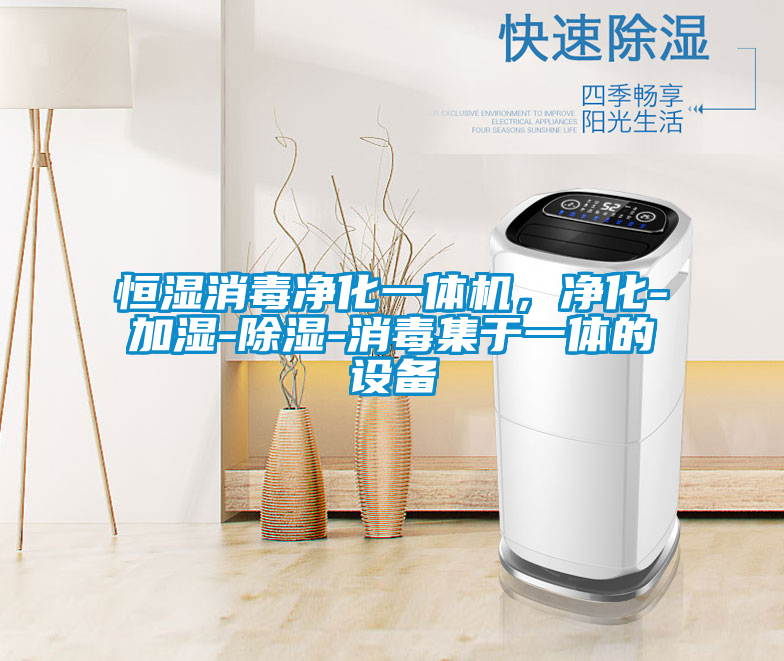 恒濕消毒凈化一體機,凈化-加濕-除濕-消毒集于一體的設(shè)備