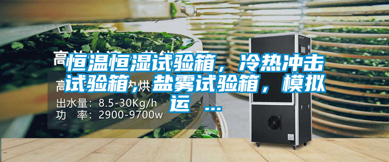 恒溫恒濕試驗箱，冷熱沖擊試驗箱，鹽霧試驗箱，模擬運 ...